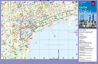 Reise Know-How Verlag Peter Rump GmbH Citymap Baku 2018 digital map