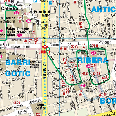 Reise Know-How Verlag Peter Rump GmbH Citymap Barcelona 2024 digital map