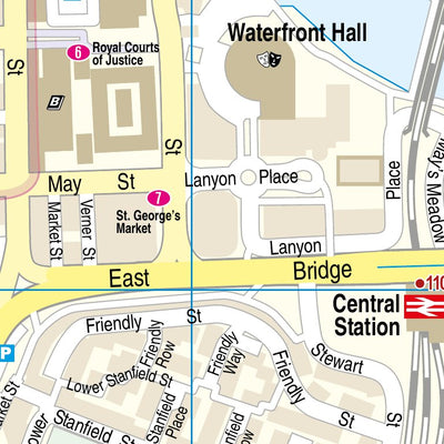 Reise Know-How Verlag Peter Rump GmbH Citymap Belfast 2024 digital map