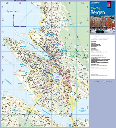 Reise Know-How Verlag Peter Rump GmbH Citymap Bergen 2019 digital map