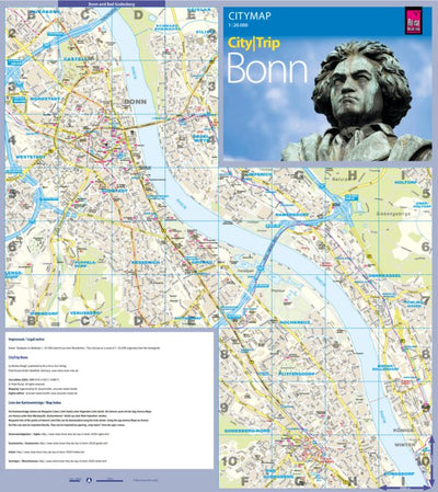 Reise Know-How Verlag Peter Rump GmbH Citymap Bonn 2020 digital map