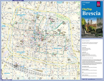 Reise Know-How Verlag Peter Rump GmbH Citymap Brescia 2024 digital map