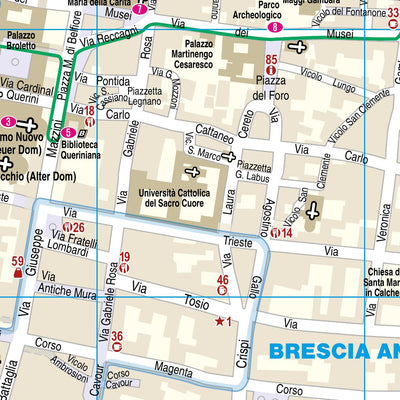 Reise Know-How Verlag Peter Rump GmbH Citymap Brescia 2024 digital map