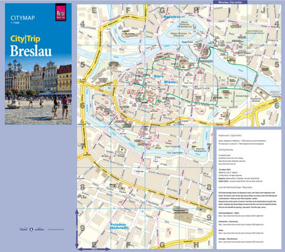 Reise Know-How Verlag Peter Rump GmbH Citymap Breslau (Wroclaw) 2024 digital map