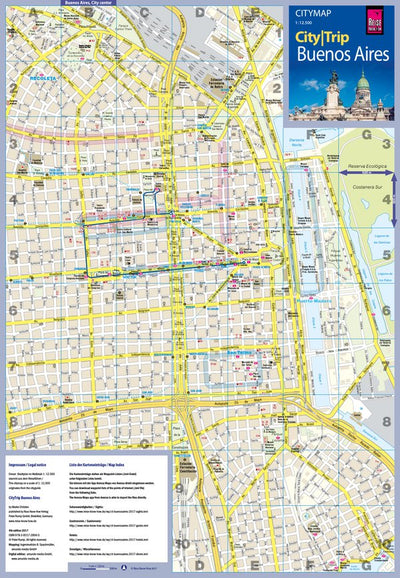 Reise Know-How Verlag Peter Rump GmbH Citymap Buenos Aires 2017 digital map
