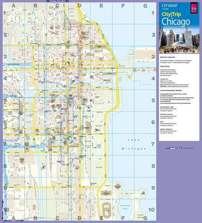 Reise Know-How Verlag Peter Rump GmbH Citymap Chicago 2017 digital map