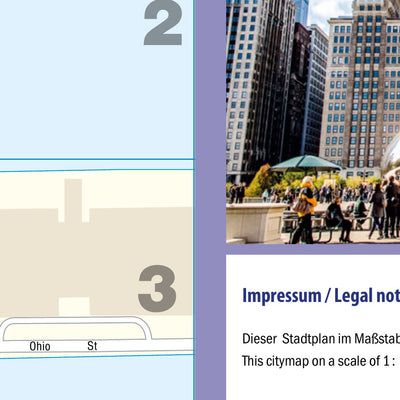 Reise Know-How Verlag Peter Rump GmbH Citymap Chicago 2017 digital map