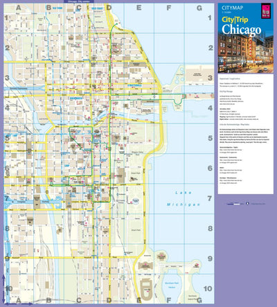 Reise Know-How Verlag Peter Rump GmbH Citymap Chicago 2024 digital map