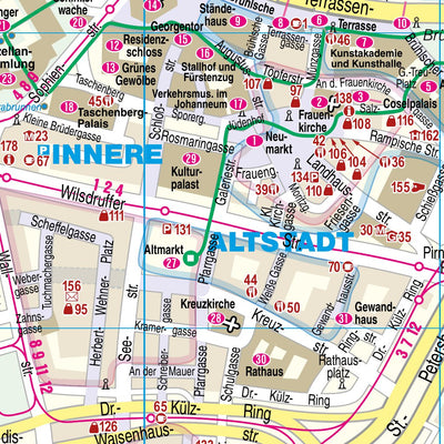 Reise Know-How Verlag Peter Rump GmbH Citymap Dresden 2024 digital map