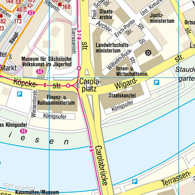 Reise Know-How Verlag Peter Rump GmbH Citymap Dresden PLUS 2020 digital map