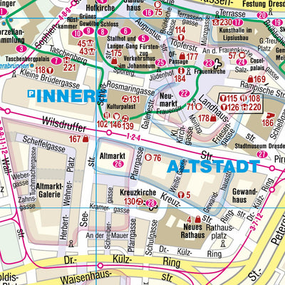 Reise Know-How Verlag Peter Rump GmbH Citymap Dresden PLUS 2020 digital map