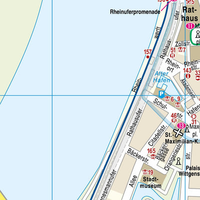 Reise Know-How Verlag Peter Rump GmbH Citymap Dusseldorf 2024 digital map