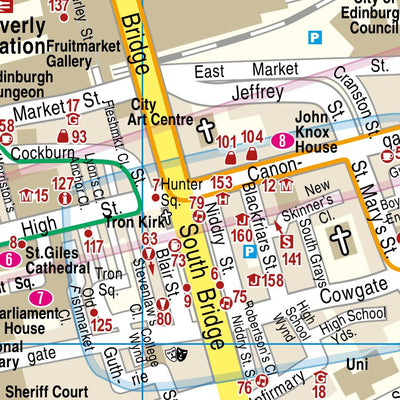 Reise Know-How Verlag Peter Rump GmbH Citymap Edinburgh 2024 digital map