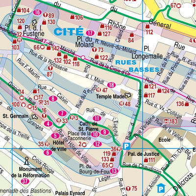 Reise Know-How Verlag Peter Rump GmbH Citymap Geneva 2019 digital map