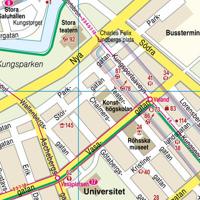 Reise Know-How Verlag Peter Rump GmbH Citymap Gothenburg 2024 digital map