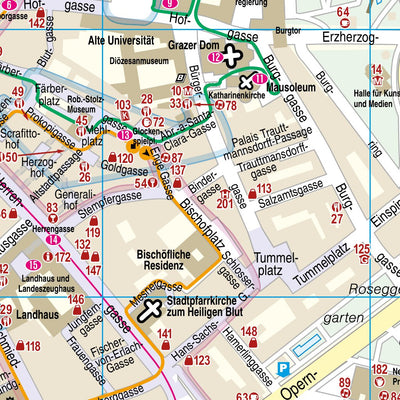 Reise Know-How Verlag Peter Rump GmbH Citymap Graz 2024 digital map