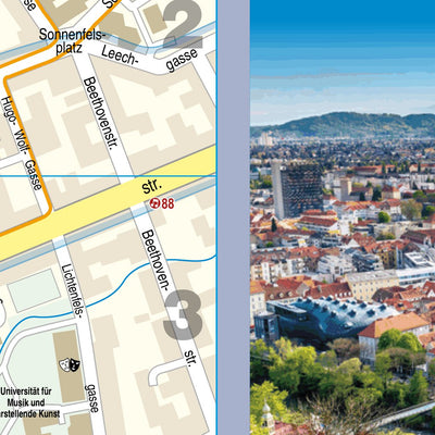 Reise Know-How Verlag Peter Rump GmbH Citymap Graz 2024 digital map