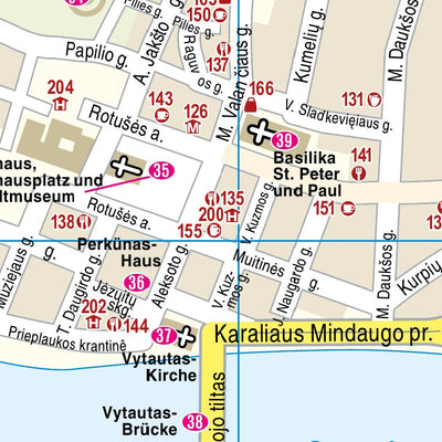 Reise Know-How Verlag Peter Rump GmbH Citymap Kaunas 2019 digital map