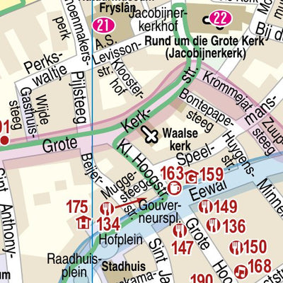 Reise Know-How Verlag Peter Rump GmbH Citymap Leeuwarden 2018 digital map