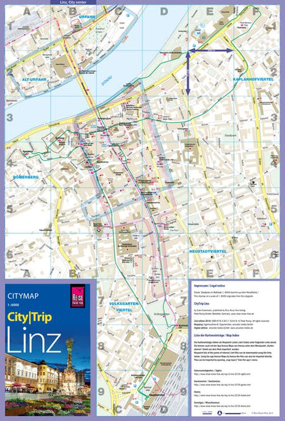 Reise Know-How Verlag Peter Rump GmbH Citymap Linz 2019 digital map