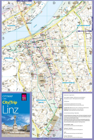 Reise Know-How Verlag Peter Rump GmbH Citymap Linz 2022 digital map