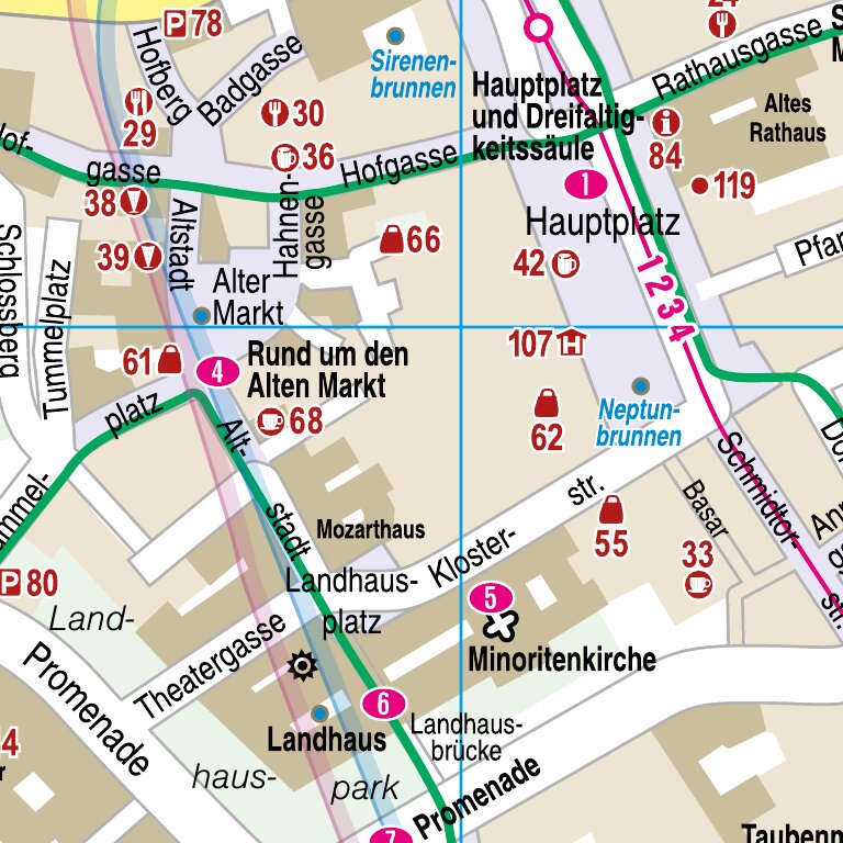 Citymap Linz 2026 Map by Reise Know-How Verlag Peter Rump GmbH | Avenza ...