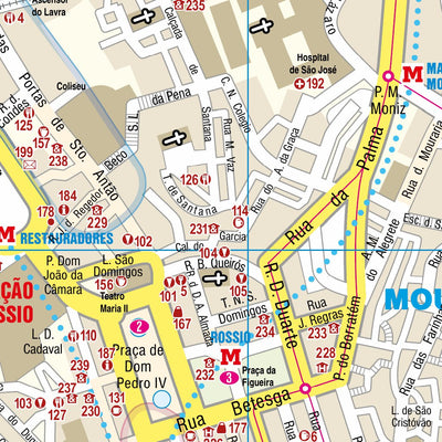 Reise Know-How Verlag Peter Rump GmbH Citymap Lisbon PLUS 2019 digital map