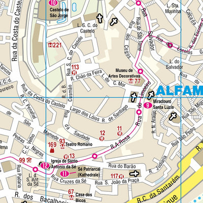 Reise Know-How Verlag Peter Rump GmbH Citymap Lisbon PLUS 2019 digital map