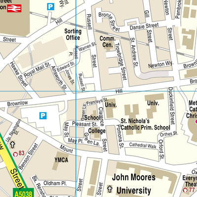 Reise Know-How Verlag Peter Rump GmbH Citymap Liverpool 2024 digital map