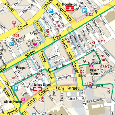 Reise Know-How Verlag Peter Rump GmbH Citymap Liverpool 2024 digital map