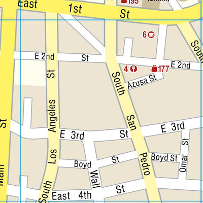 Reise Know-How Verlag Peter Rump GmbH Citymap Los Angeles Downtown 2019 digital map