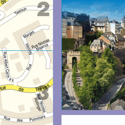 Reise Know-How Verlag Peter Rump GmbH Citymap Luxembourg 2022 digital map