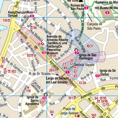 Reise Know-How Verlag Peter Rump GmbH Citymap Macau digital map