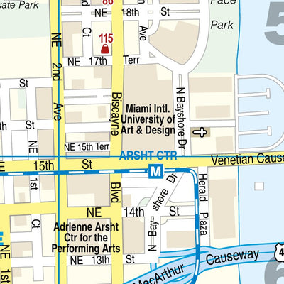 Reise Know-How Verlag Peter Rump GmbH Citymap Miami Downtown 2017 digital map