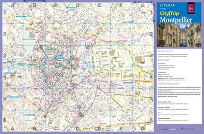 Reise Know-How Verlag Peter Rump GmbH Citymap Montpellier 2023 digital map