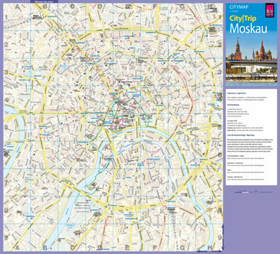 Reise Know-How Verlag Peter Rump GmbH Citymap Moscow 2020 digital map