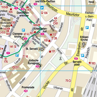 Reise Know-How Verlag Peter Rump GmbH Citymap Muenster 2022 digital map