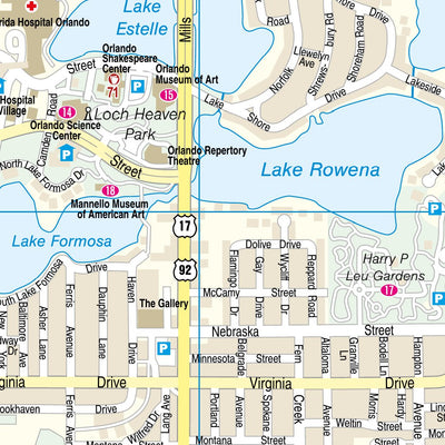Reise Know-How Verlag Peter Rump GmbH Citymap Orlando North digital map