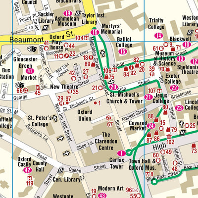 Reise Know-How Verlag Peter Rump GmbH Citymap Oxford 2019 digital map