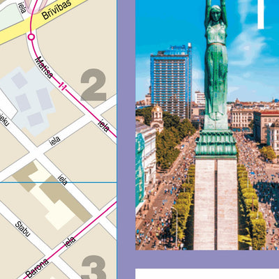 Reise Know-How Verlag Peter Rump GmbH Citymap Riga 2020 digital map