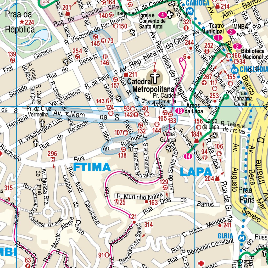 Citymap Rio de Janeiro 2025 Map by Reise Know-How Verlag Peter Rump ...