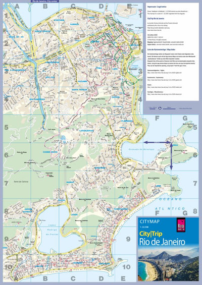 Reise Know-How Verlag Peter Rump GmbH Citymap Rio de Janeiro 2020 digital map