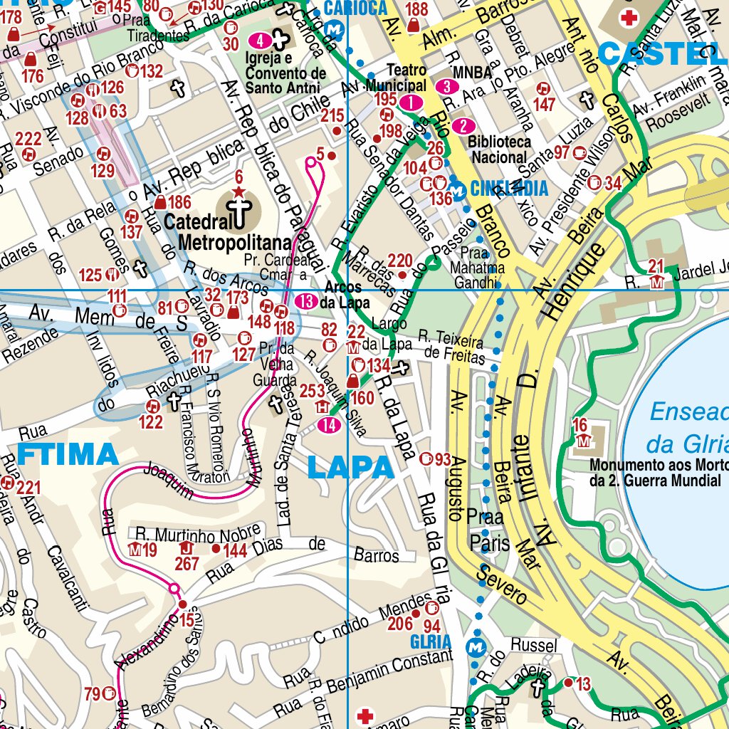 Citymap Rio de Janeiro 2020 Map by Reise Know-How Verlag Peter Rump ...