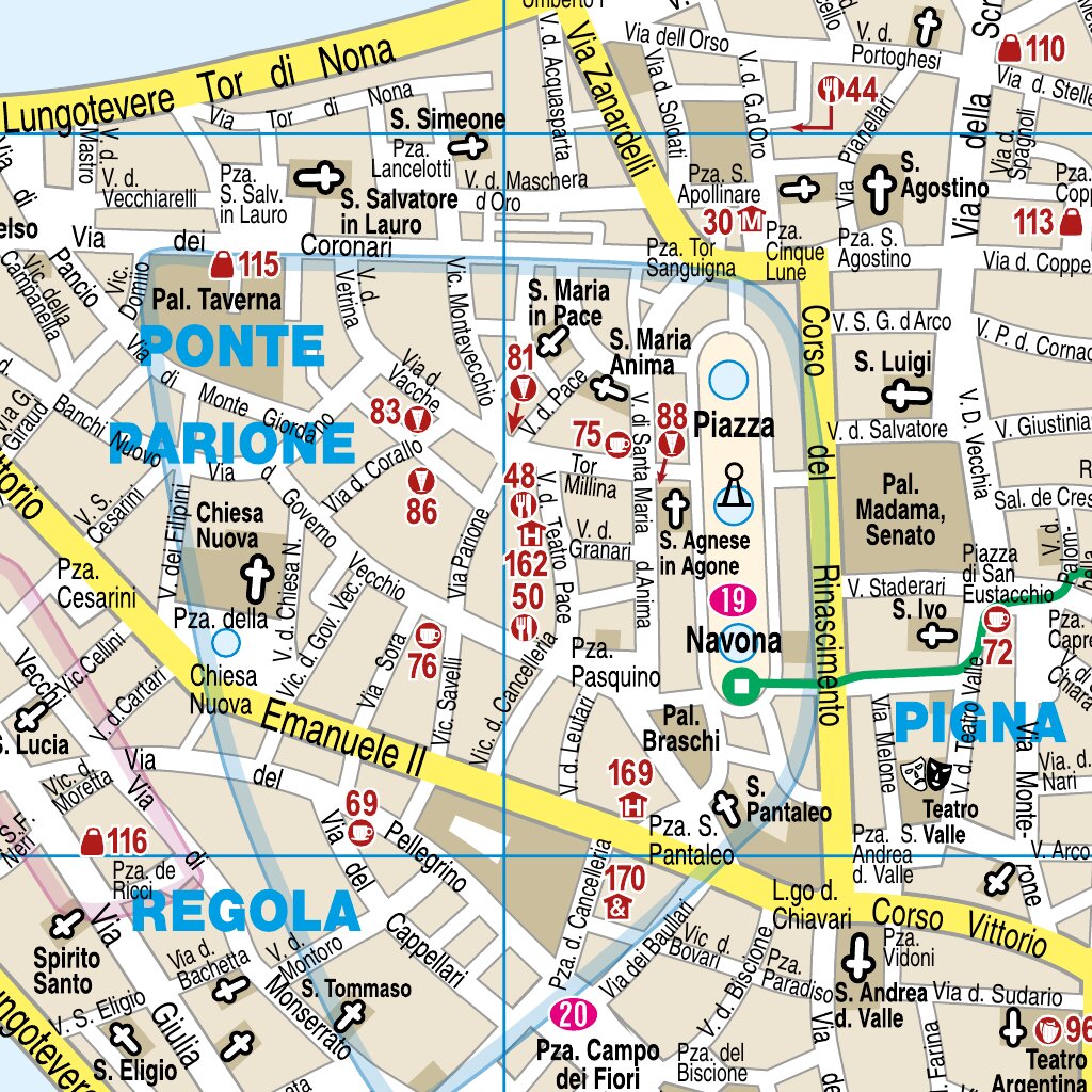 Citymap Rome 2025 Map by Reise Know-How Verlag Peter Rump GmbH | Avenza ...