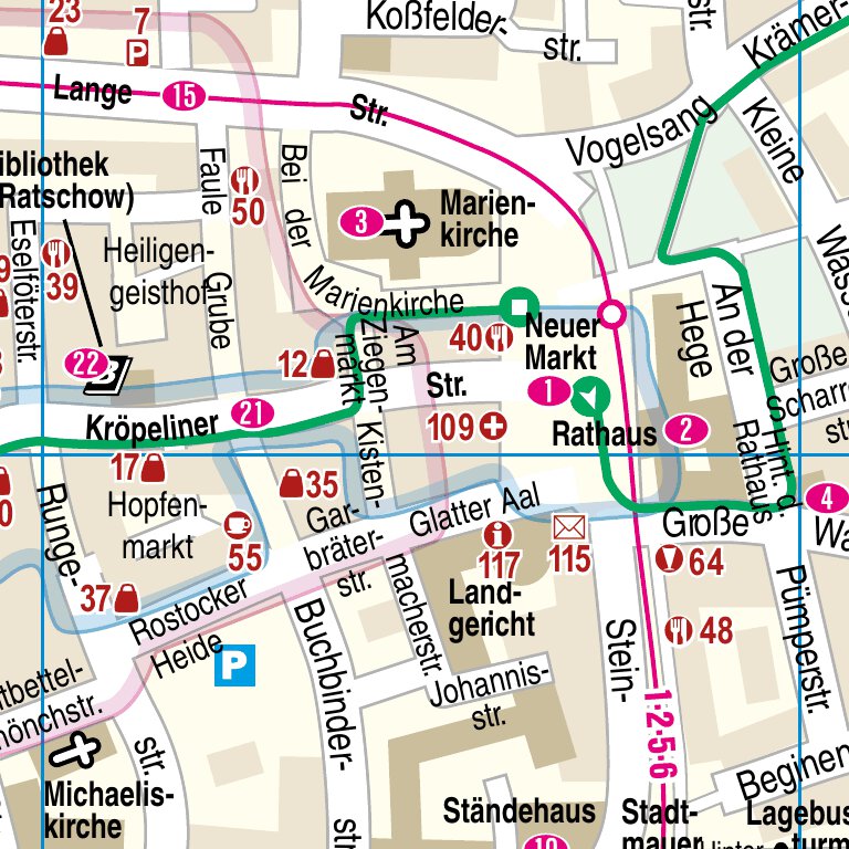Citymap Rostock 2020 Map by Reise Know-How Verlag Peter Rump GmbH ...
