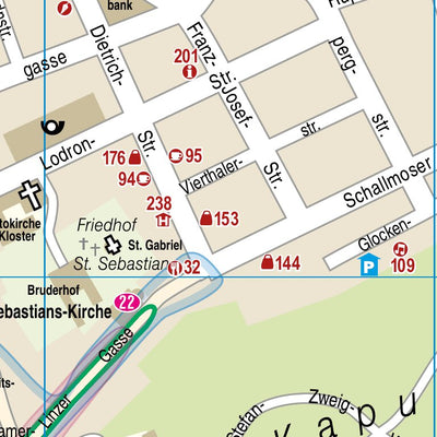 Reise Know-How Verlag Peter Rump GmbH Citymap Salzburg 2024 digital map