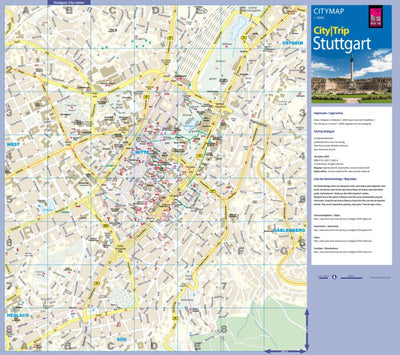 Reise Know-How Verlag Peter Rump GmbH Citymap Stuttgart 2020 digital map