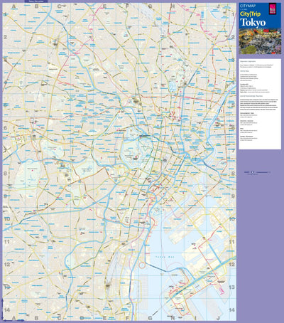 Reise Know-How Verlag Peter Rump GmbH Citymap Tokyo 2024 digital map