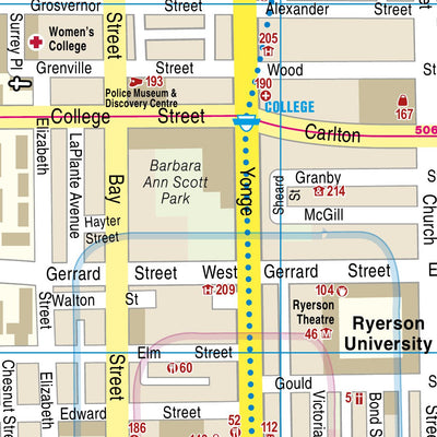 Reise Know-How Verlag Peter Rump GmbH Citymap Toronto 2022 digital map