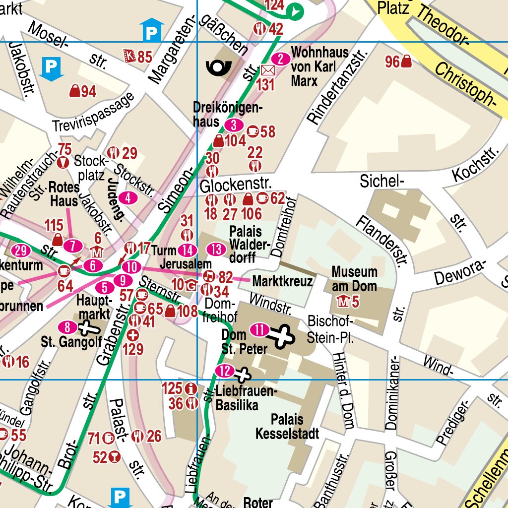 Citymap Trier 2025 Map by Reise Know-How Verlag Peter Rump GmbH ...